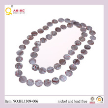 Mode bijoux Shell perles collier Long